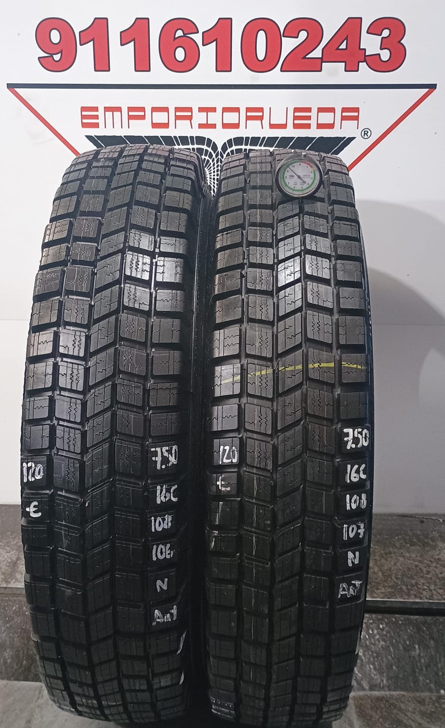 CONTINENTAL 4x4 CONTACT USADO M+S 7.5/80 R16C 108/106 N
